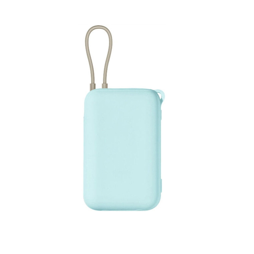 Shockproof Silicone Case For Xiaomi Power Bank 10000Mah P15zm Â Slim, Dustproof, Anti-Scratch, With Built-In Cable Storage 9558633062946
