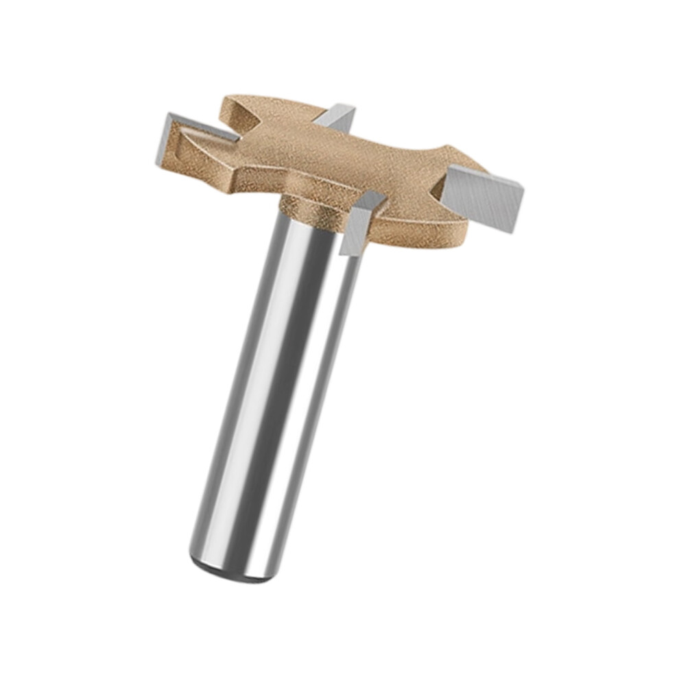 8Mm 4-Flute T Slot Router Bit Carbide-Tipped Cutter For Carving & Joinery Work 9558633063615