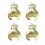 Automatic Candle Extinguisher Ring, 4X Clip-On Wick Snuffer – Compatible with standard candles 1