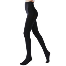 asdoklhq Tights for Women Solid Color Soft Opaque Tights Women's Footed Pantyhose Tights Black L