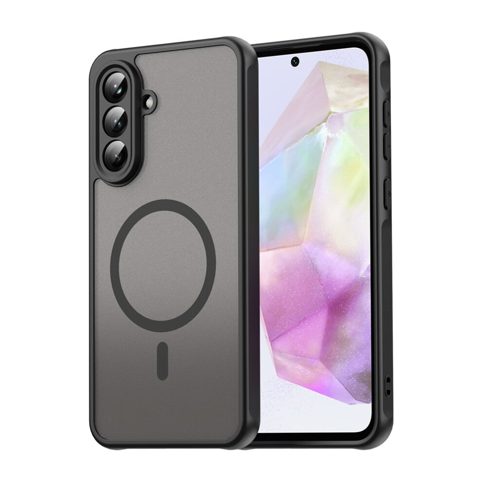 Magnetic Translucent Matte Case For Samsung Galaxy A36 5G – Compatible With Magsafe, Military-Grade Drop Protection, Black 9558633064612