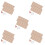 2500Pcs Round Light Brown Cork Pads with Strong Adhesive for Home Use 8