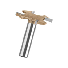 8mm 4-Flute T Slot Router Bit Carbide-Tipped Cutter for Carving & Joinery Work