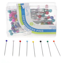 100pcs Sewing Pins Colourful Craft Positioning Pins Dressmaking Pins Quilting Pins Straight Pins Sewing Supplies