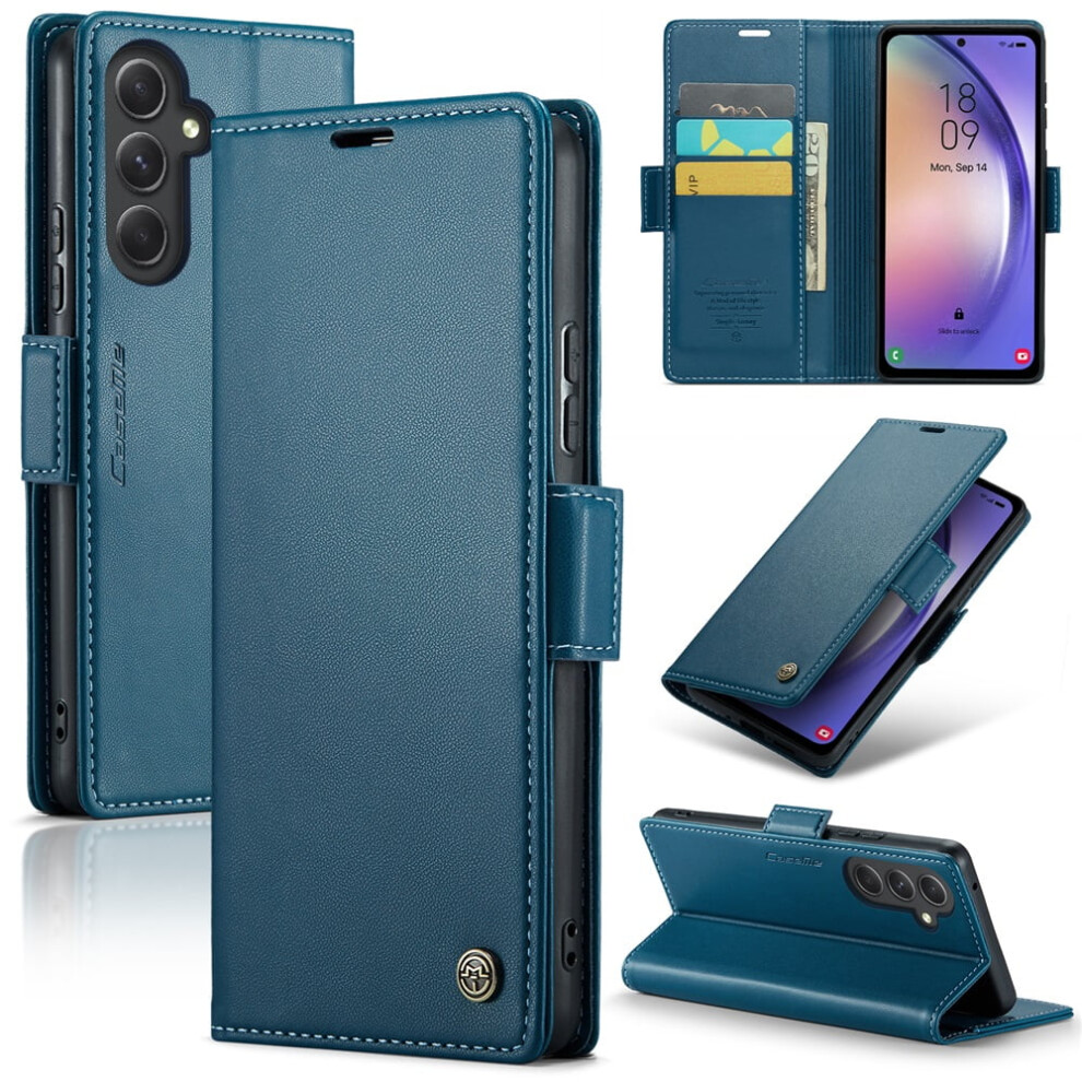 Caseme Leather Wallet Case For Compatible With Samsung Galaxy A54 5G Â Rfid Blocking, Magnetic Clasp, Kickstand, Card Holder 9485826652625