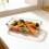 1.1L Glass Baking Dish for Oven Clearance, Single Serving Glass Pan for Cooking Small Baking Dish Rectangular Baking Pan Oven Bakeware 1