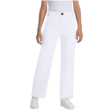 Boys School Uniform Pants Chino Pants for Toddler to Youth Girls Kids Adjustable Waist Cotton Regular Slacks White 15-16 Years
