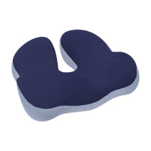 Adult Memory Foam Car Booster Seat Cushion, 4.84" Wedge, Non-Slip, Backless, Portable for Car/Office/Wheelchair – Blue