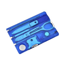 Multitool Card, 8-in-1 Portable Survival Tool for Outdoor Adventures and Emergency Kits, Compact Stainless Steel Screwdriver Letter Opener EDC Gear