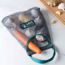 Hanging Mesh Storage Bags – Single Pocket Reusable Produce Bags for Fruits, Onions, Garlic & Veggies, Breathable Kitchen Storage