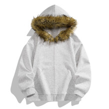 Men's Fleece-Lined Hooded Full-Zip Sweatshirt