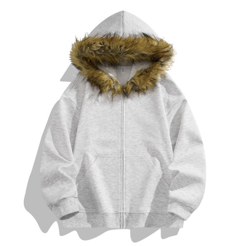 Men's Fleece-Lined Hooded Full-Zip Sweatshirt