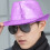 Herre Paillet Jazz Fedora Hat – Lys Violet, Stage & 3