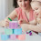 24 Rolls Funny Decompression Tape DIY Colored Sticky Ball Tapes 10