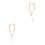 2Pcs Versatile Orange Mobile Phone Chain Lanyard Key Holder Decor 6