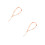2Pcs Versatile Orange Mobile Phone Chain Lanyard Key Holder Decor 9
