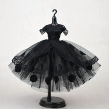Moderiktig Tutu-balettklänning för 11,5" dockkläder, outfits, 1/6 docktillbehör, kjol, bal, festklänning