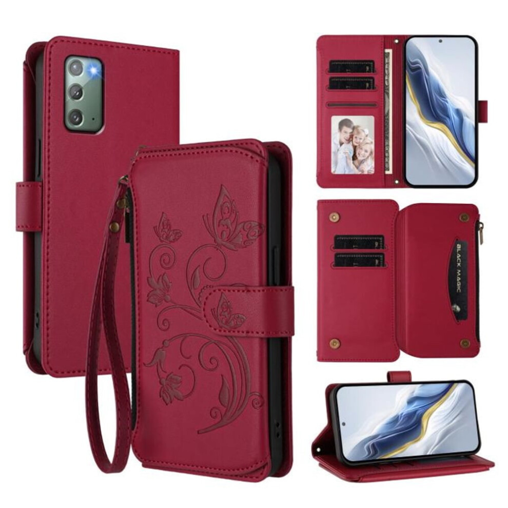Magnetic Flip Stand Case For Samsung Galaxy Note20 Â Red 9152228960824