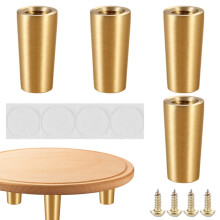 Legs for Table 4 Pieces Dresser Legs Non-Slip Furniture Feet for Bed Nightstand Dresser Cupboard Desk Chair Sofa Cabinet gently