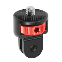 Stativadapter aus Aluminiumlegierung mit 1/4-Zoll-Schraube, 360 drehbare Halterung für 10 9 Insta-360One Kamerazubehör