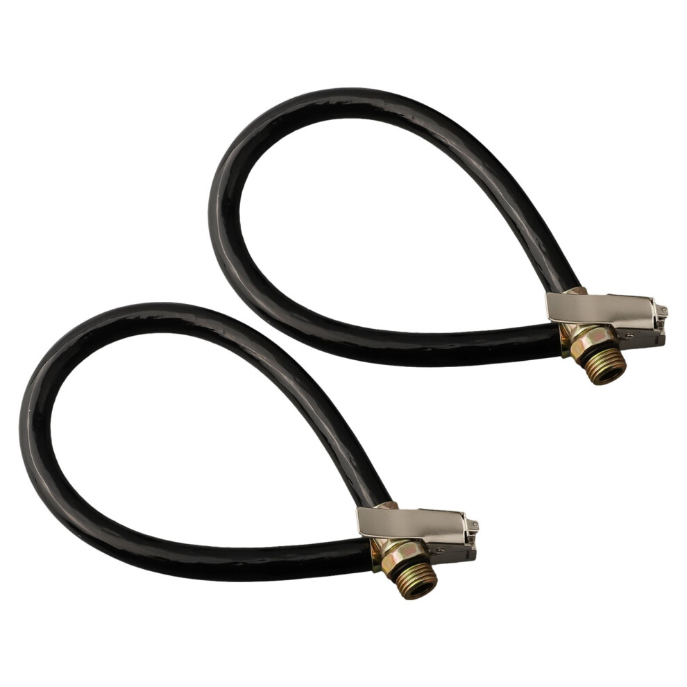 2 Tire Inflator Air Tyre Pressure Meter Car Pump Hose Gauge Compressor Tools 9418476715402