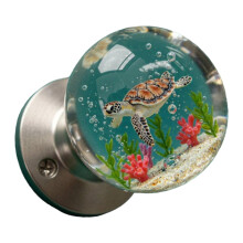 Clear Resin Door Knob Florals Crystals Designs Artistics Bedroom Hardware Decorative Nature Door Handle