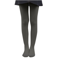 Girls Winter Warm Fleece Lined Tights Girls Thick Microfiber Tights Gray 5-7 Years