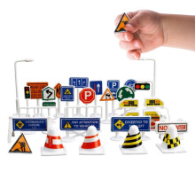 28-Pc Traffic Light Toy Set – Portable Educational Street Signs Game for Home, Classroom, Halloween, Easter & Parties