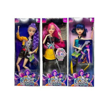 (3 Color) 3X Kpop Demon Hunters Doll Toys - Rumi, Mira, Zoey Action Figures Beautiful Birthday Gift Collectible Dolls