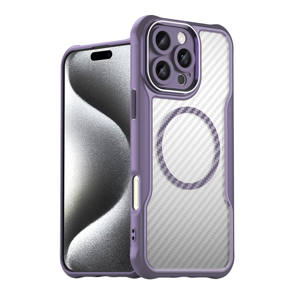 Carbon Fiber Magnetic Case For Iphone 16 Pro Max Magsafe 9165521173945