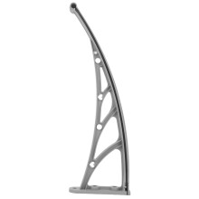 Awning Mounting Brackets: Window Awning Door Canopy For Doors Cover Outdoor Canopy Exterior Patio Rain Snow Protection Grey