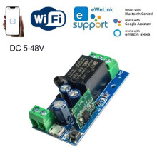 WiFi Smart Home-bryter 2,4 GHz DC 12V/24V tørrkontaktrelé