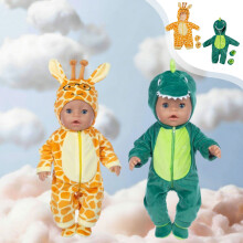 Kids Toys 18 Inch Winter Clothing Cartoons Animals Jumpsuit Toy Doll Clothes Doll Accessories Toys for Boys