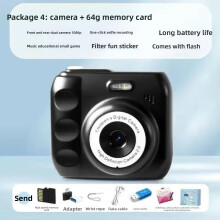 64GB High-Speed Memory Card compatible with Compact Cameras – Vintage CCD Camera Gift for Students, Travel & More