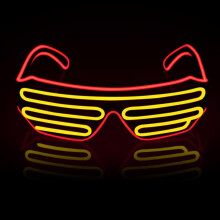 led light up glasses party,led glasses for adults party, Luminous Glasses For Parties, EL Glasses Costumes for Party