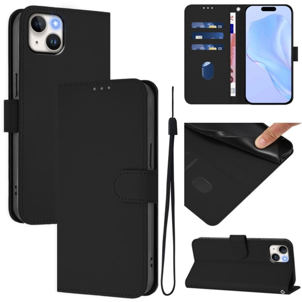 Iphone 15 Plus Wallet Case Pu Leather Magnetic Flip Folio 9130661432245