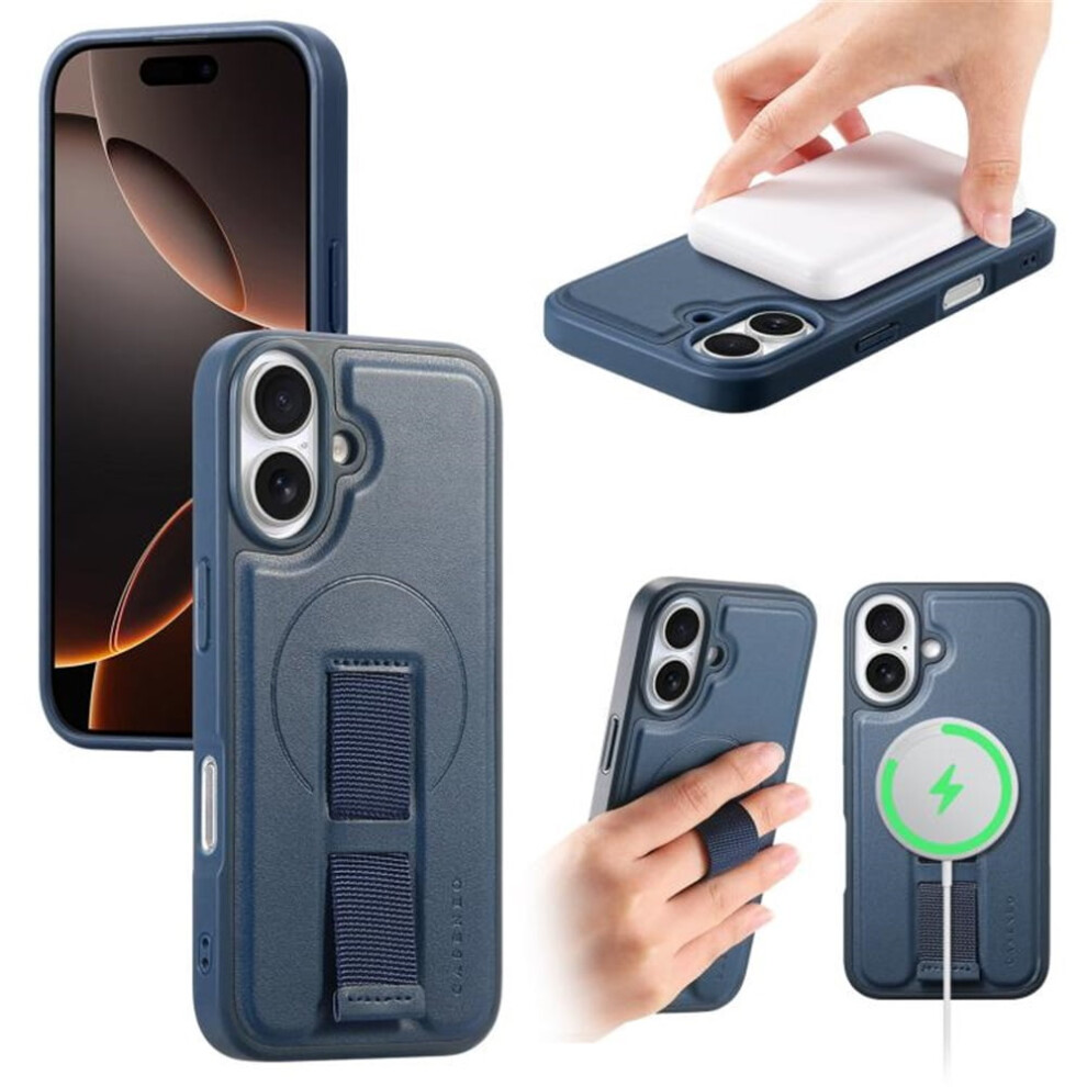 For Compatible With Iphone 16 6.1" Case With Belt Clip Holster And Kickstand Magsafe Magnetic Phone Cases,,For Compatible With Iphone 16 Blue 9130661948333