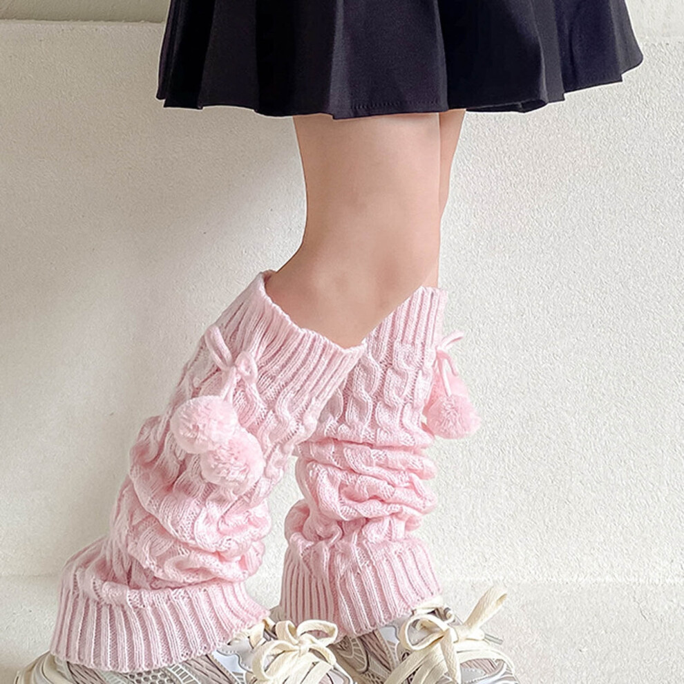 Lolita sock leg warmers knitted over-the-knee 1 pair