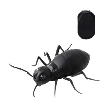 Wireless Remote Control Spider Toy - Interactive Simulation Crawling Insect with Glowing Eyes, 10M Range for Halloween Pranks/Family Games(B)
