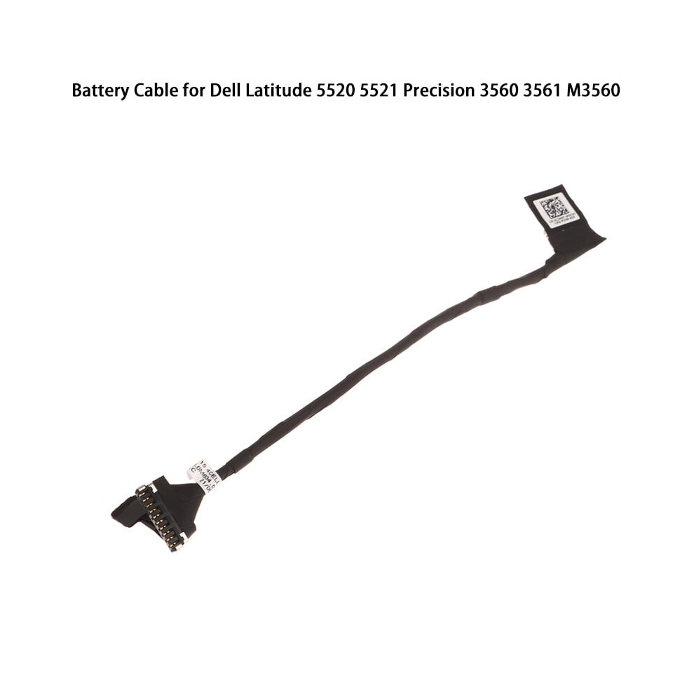 1Pcs Battery Cable For Compatible With Dell Latitude 5520 5521 Precision3560 3561 Laptop Battery Cable Connection Ribbon 9152228551015