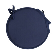 Round Dining Chair Cushion with Tie, Suitable for Indoor and Outdoor Use, Soft Polyester Fiber Cushion, Suitable for Garden and Courtyard Furniture