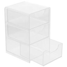 ULTNICE Desktop Drawer Box Space Saving Organizer Transparent Acrylic 1Pcs