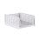 Multi-Functional Stackable Plastic Storage Bins White Durable Closet Organizers for Wardrobe Kitchen Bathroom and Office 1