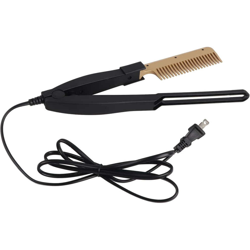 Hot Comb Hair Straightener, 190C Fast Heating, Anti-Scald, Wet & Dry Use, Compatible with All Hair Types