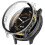 (Transparent) Full Coverage Hard PC Case with Tempered Glass Screen Protector for Garmin Venu 3S Watch, Clear Protective Cover 1