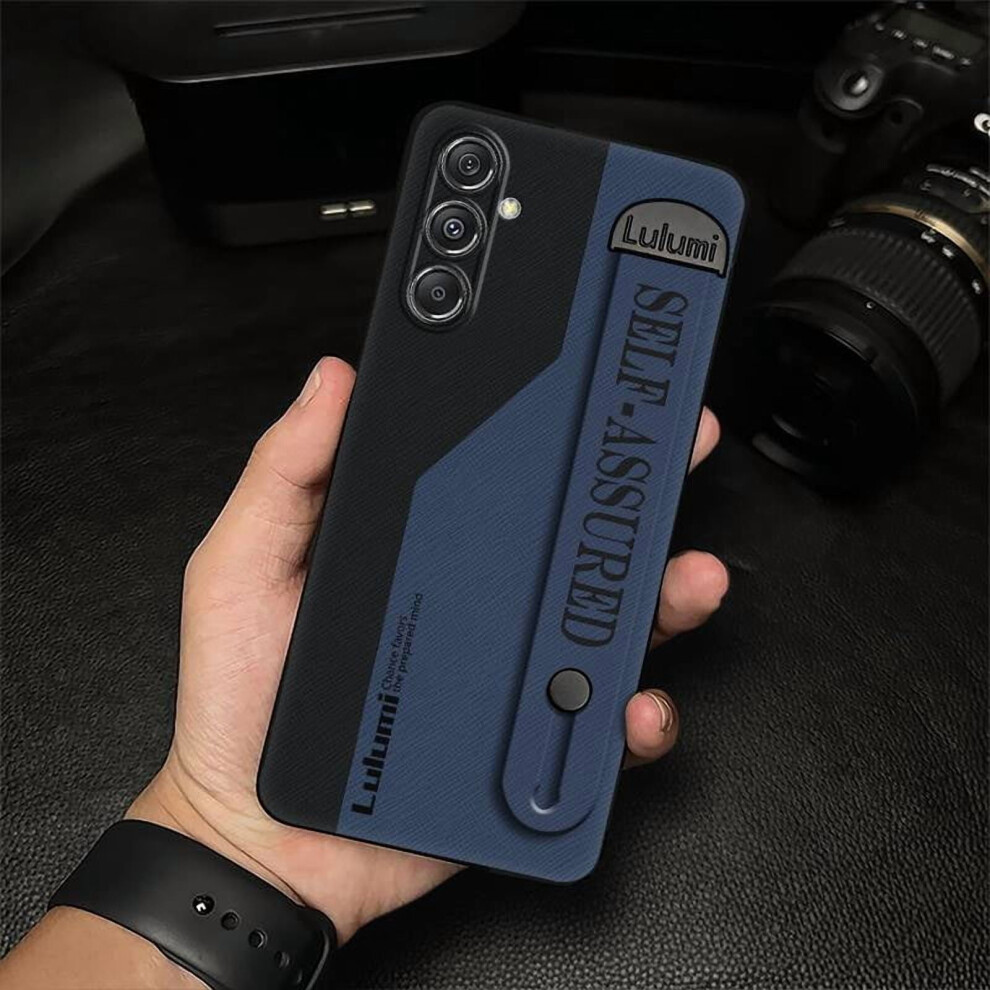 Phone Case For Samsung Galaxy A35 5G Global Â Protective Geometry Design With Wristband, Shockproof & Dust-Resistant 9130661951111
