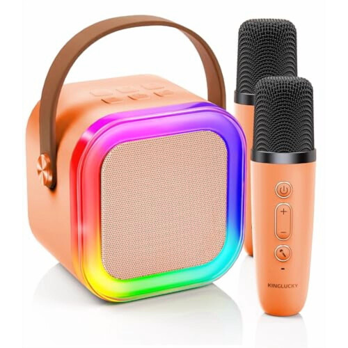 Mini karaokemachine voor kinderen van 3-12 jaar met 2