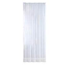 Living Room Decor 98x39" Solid Color Curtains Gauze Semi Shade Polyester Decorative Through The Rod Models, Gifts for Friend, White