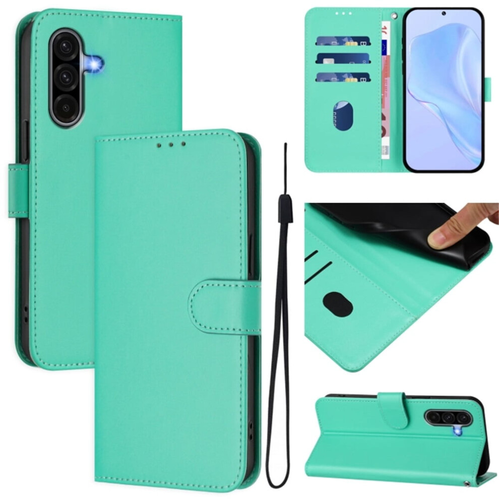 Wallet Case For Samsung Galaxy A36 5G Pu Leather Flip Green 9087558901301