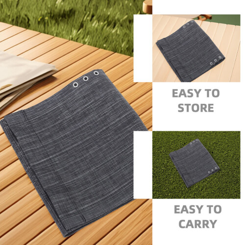 Grey Chair Cloth Replacement Durable Fabric for Patio Beach Lounge 2
